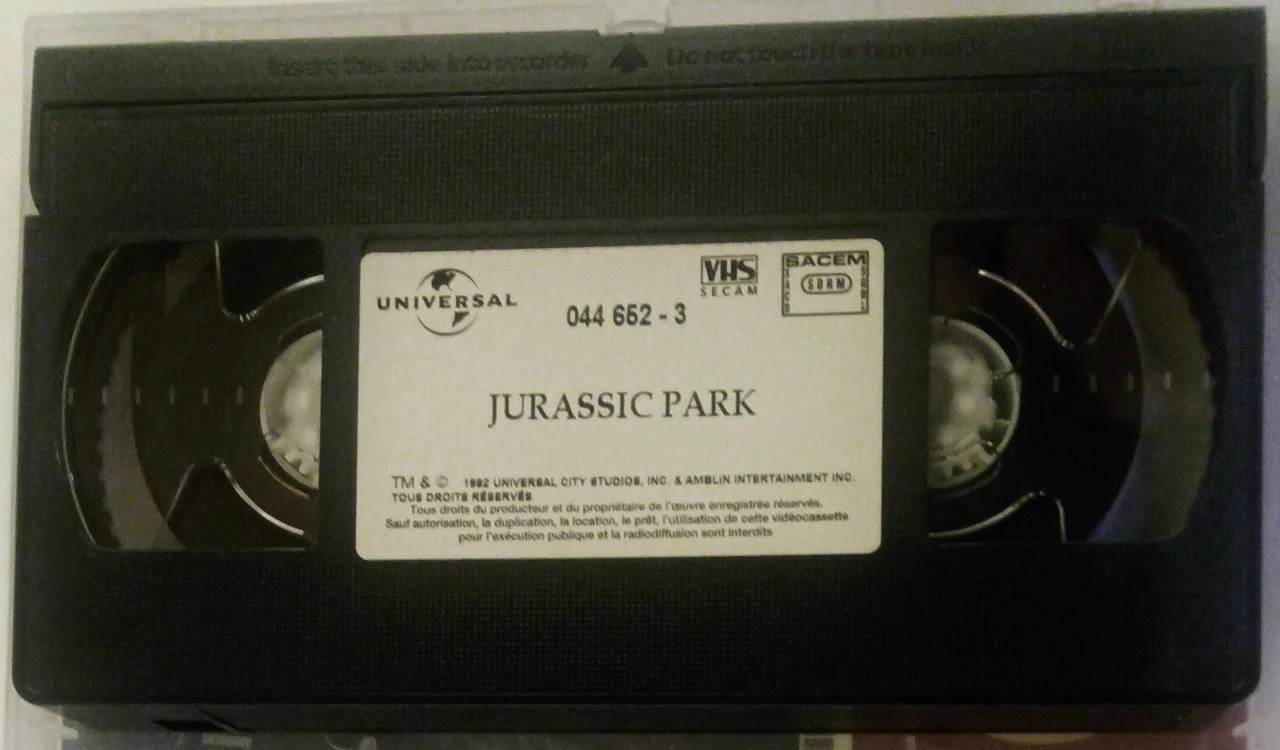 Jurassic Park en VHS – photo 3